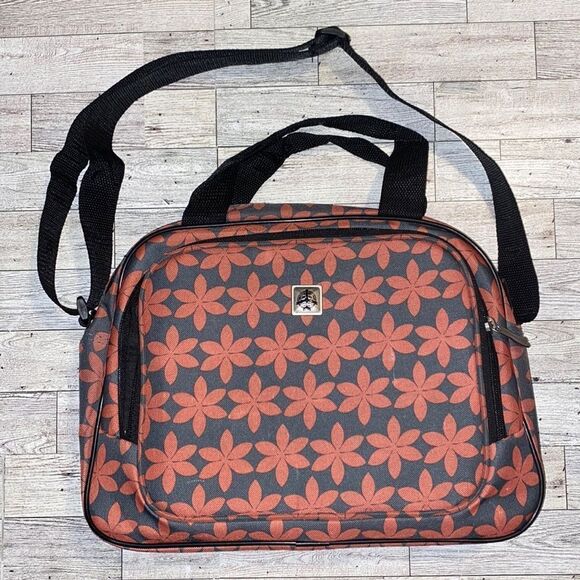 Retro, Floral, Airline Carry On Bag, Small/Medium - Picture 8 of 9